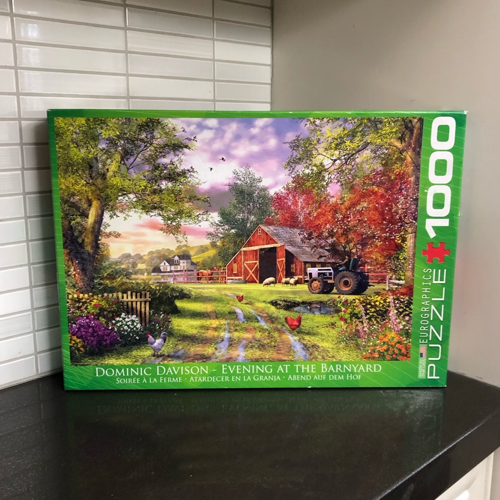 Eurographics Evening at the Barnyard 1000 piece puzzle